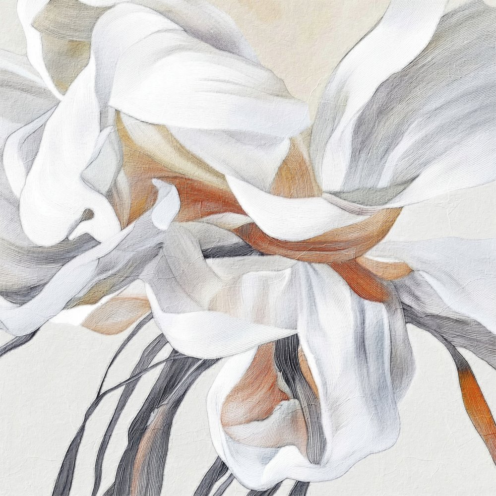 Blødt, blomstret og abstrakt af Alma