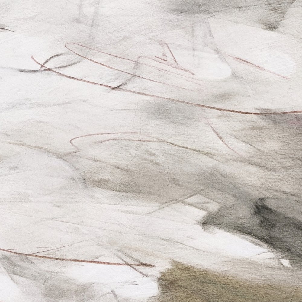 Subtil grå abstrakt af Alma