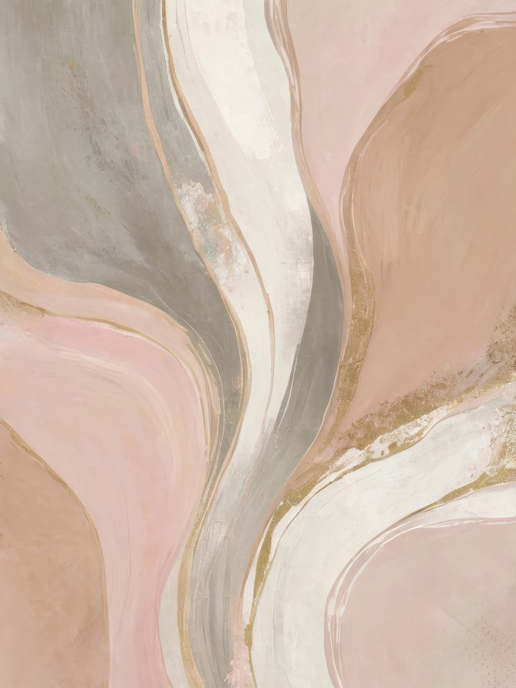Blush Gold-svirler af Alpenglow Workshop