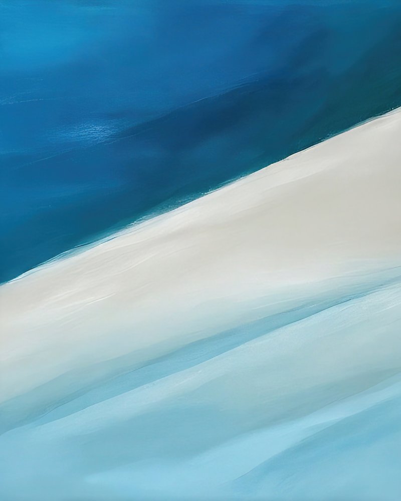 Den fredfyldte Ocean Beach af Alpenglow Workshop