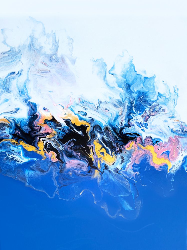 Abstrakt havstrøm af Alyson Storms