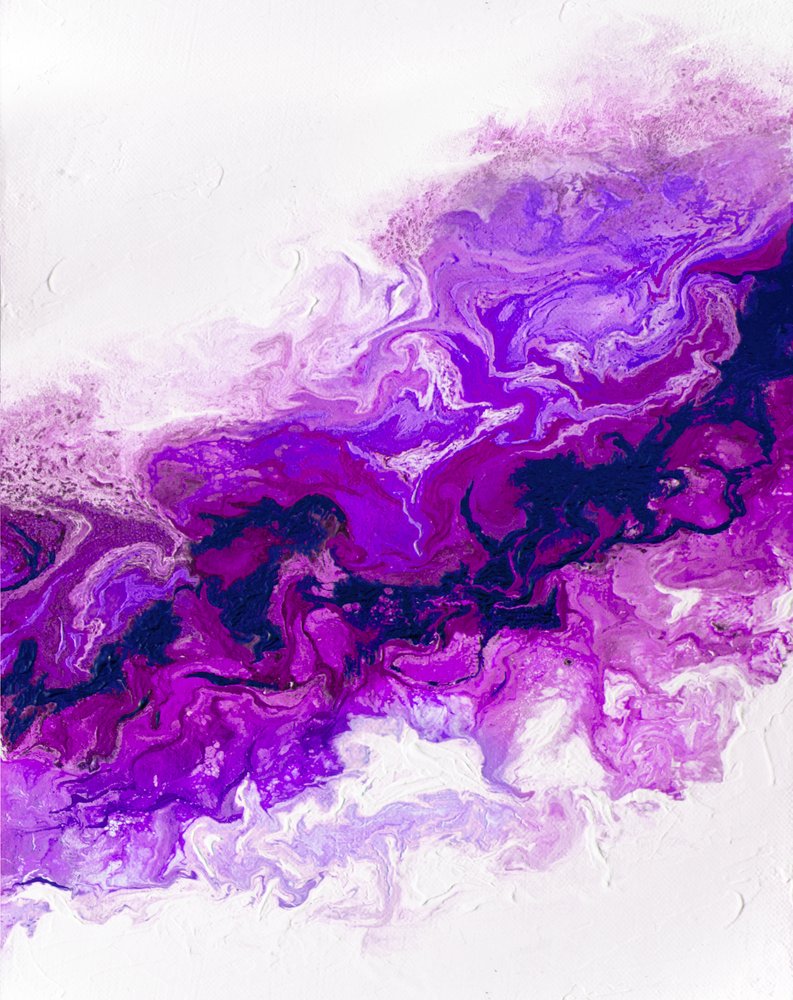 Dyb violet strøm af Alyson Storms