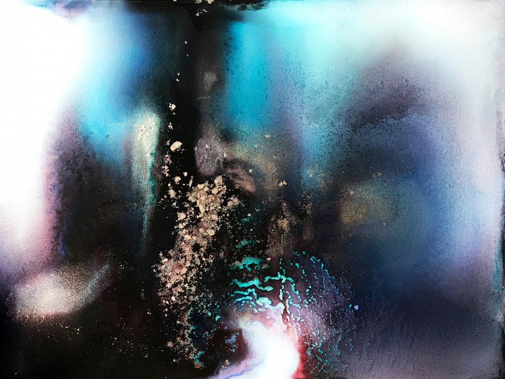 Æteriske blå dybder af Alyson Storms