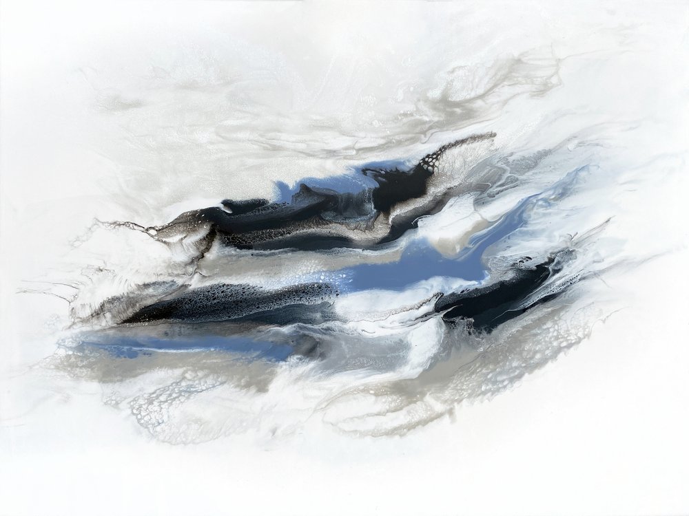 Flydende abstrakt strømning af Alyson Storms