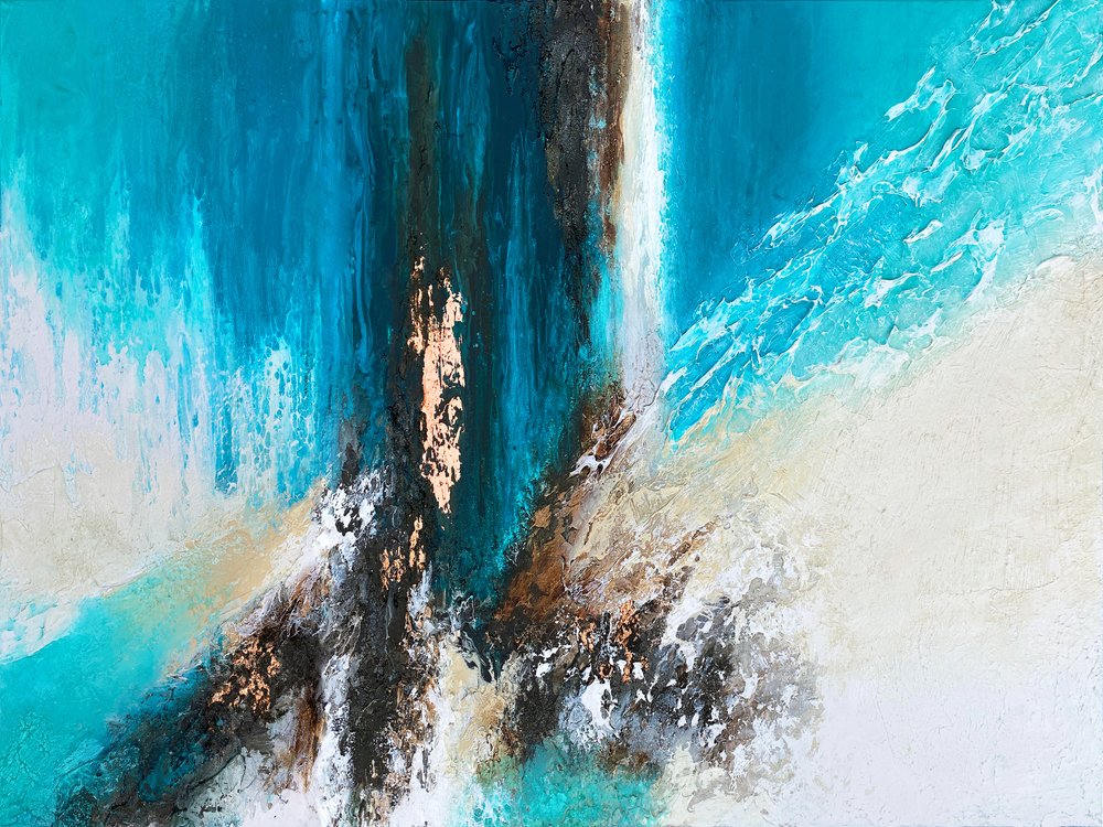 Havstrøm med guld af Alyson Storms