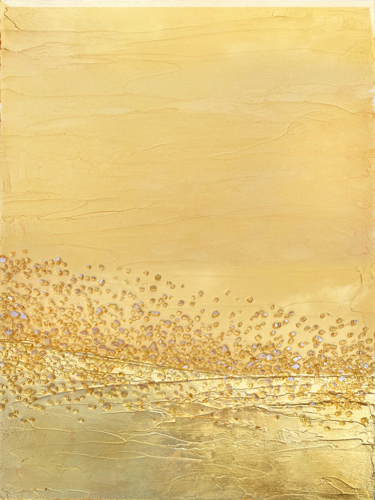 Strålende guldtekstur af Alyson Storms