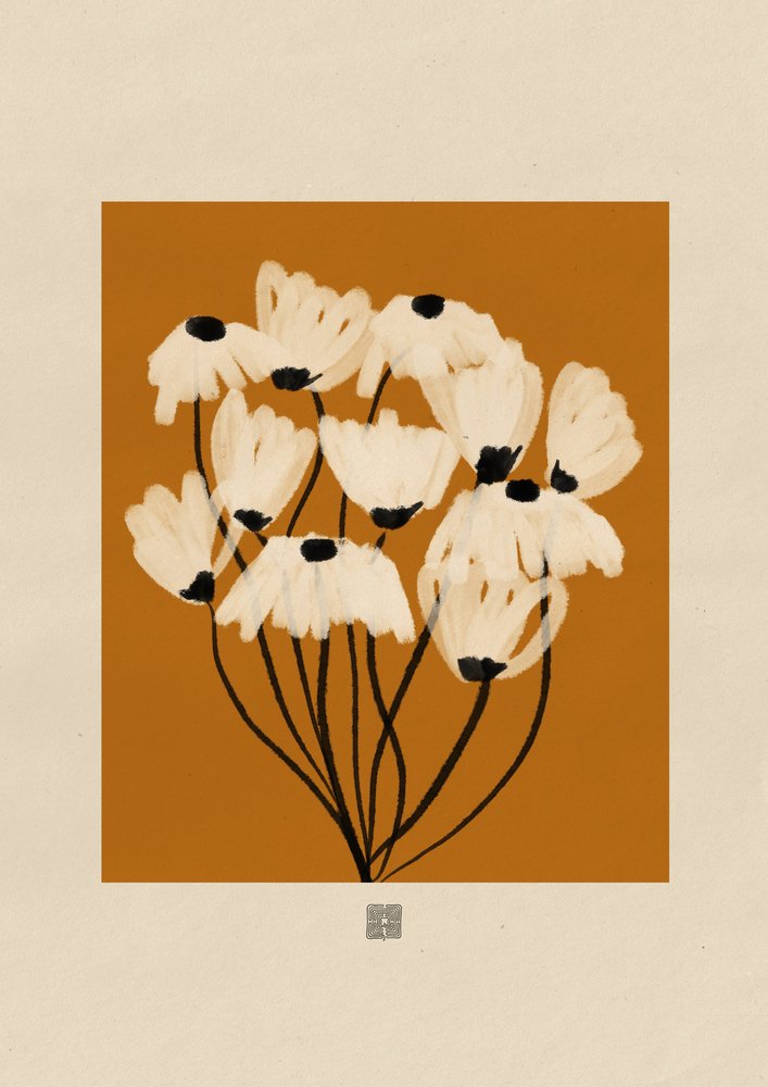 Hvid blomsterbuket af Amaze Atelier