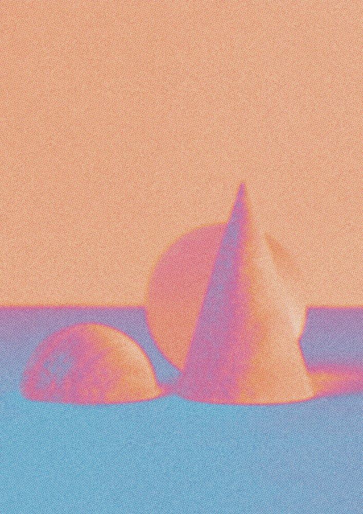 Drømmende geometriske former af Amy Louise Baker