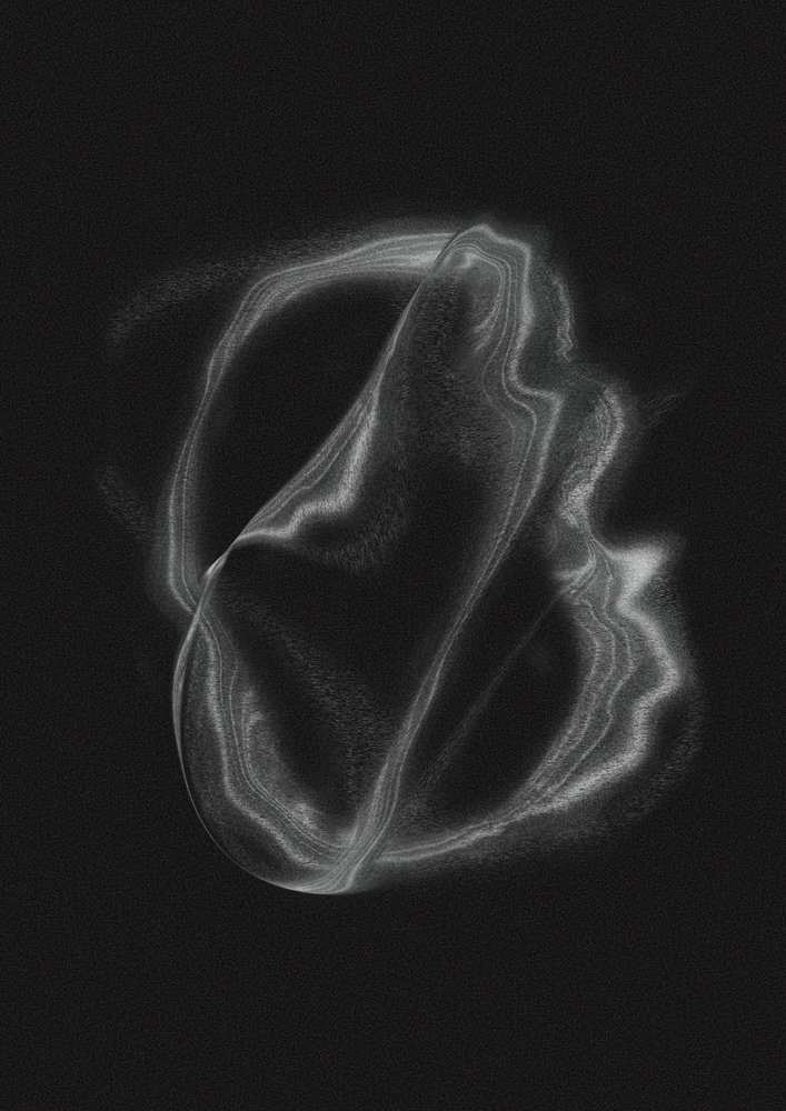 Æterisk, flydende form af Amy Louise Baker