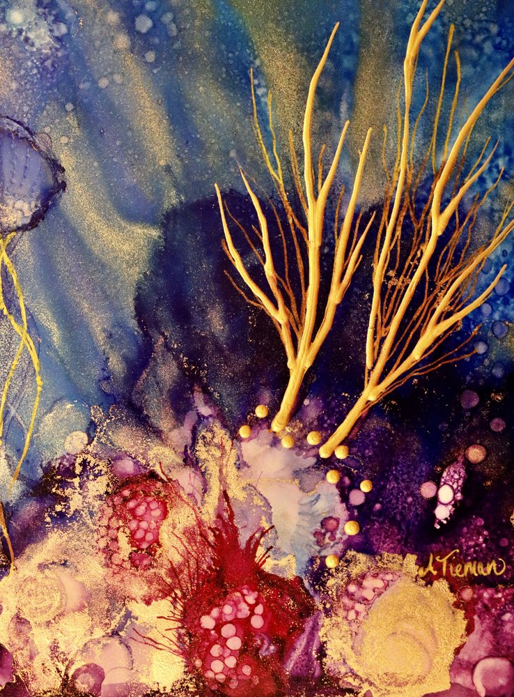 Flydende guldhav af Amy Tieman