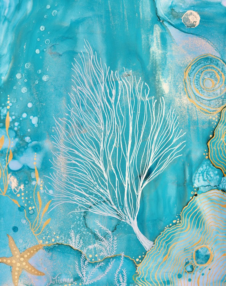 Ocean Coral Serenity af Amy Tieman