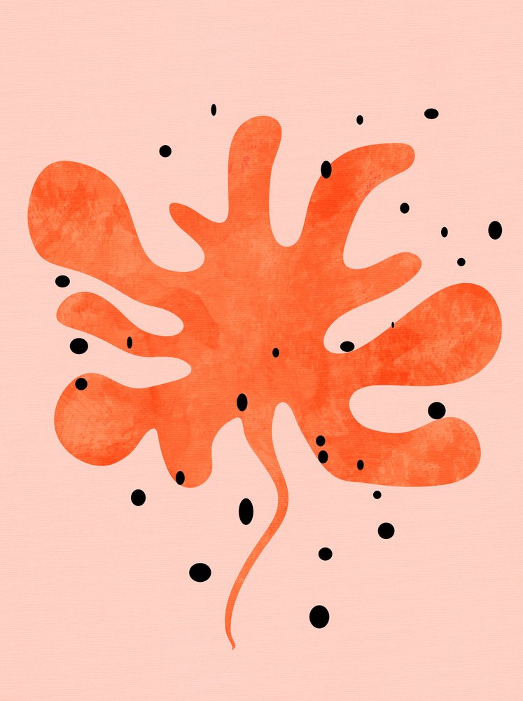 Akvarel – kopi af Miro Shapes af Ana Rut Bre