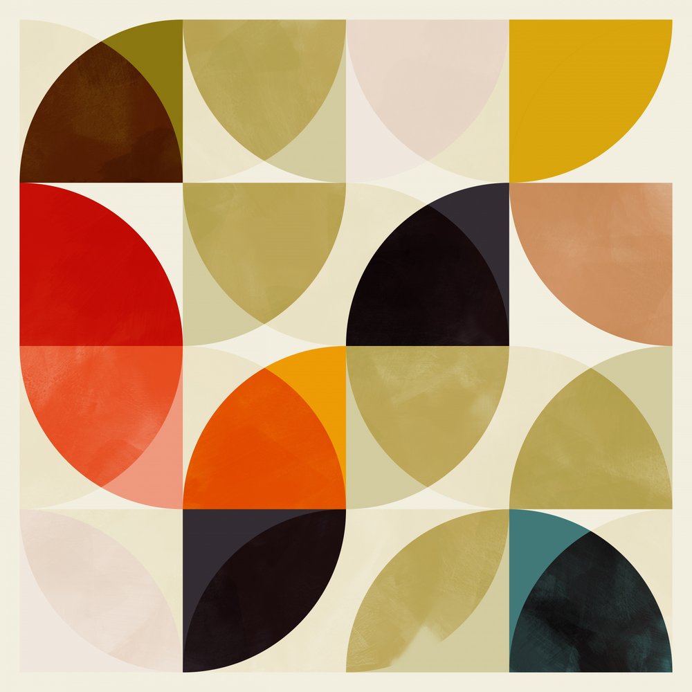 Circles 19. november  Beige kvartaler af Circles ind i hinanden af Ana Rut Bre