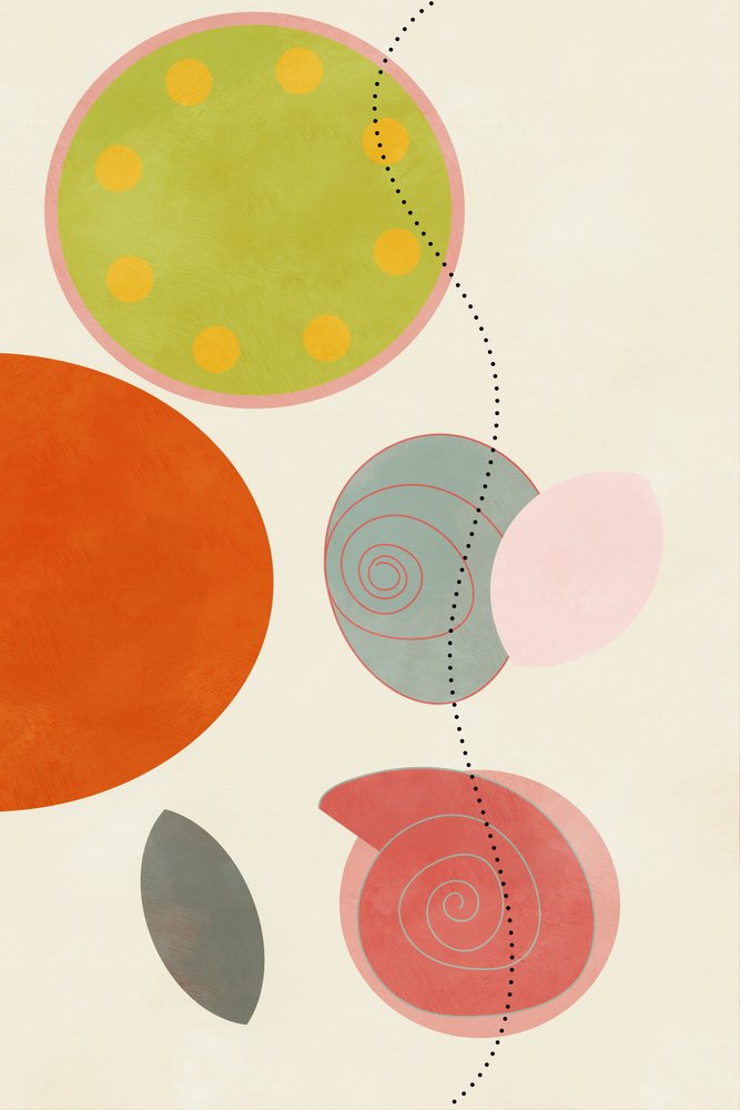 Venlige farver Hilma 1 af Ana Rut Bre