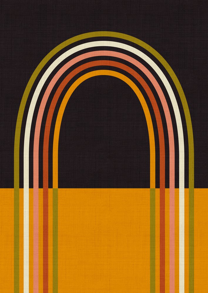 Geo Shapes Efterår 2021 Regnbuebue af Ana Rut Bre