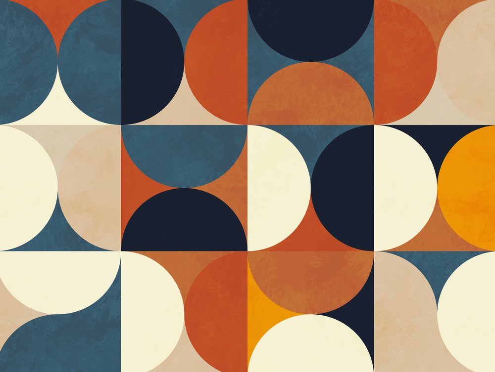 Geometri New12 Brun af Ana Rut Bre