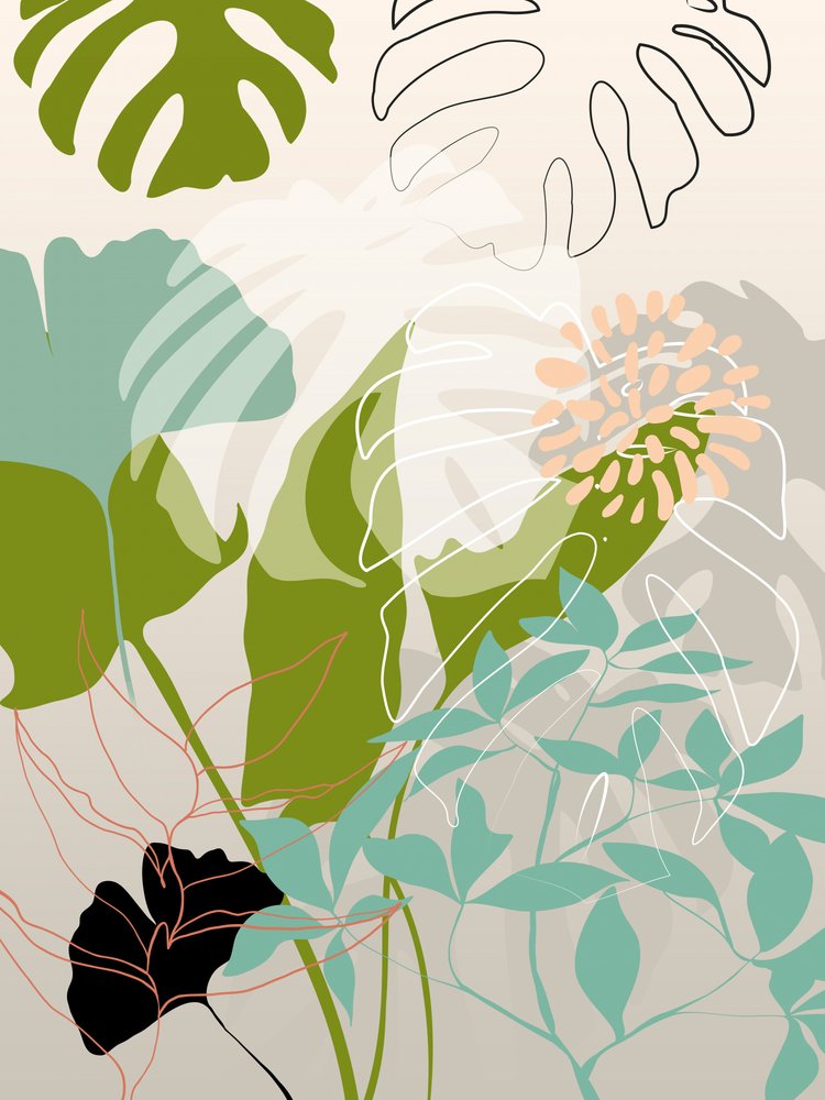 Leaves Line Boho3-kopi af Ana Rut Bre