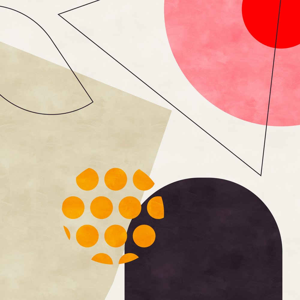 Mid Bauhaus Geometry 8 Kopi af Ana Rut Bre