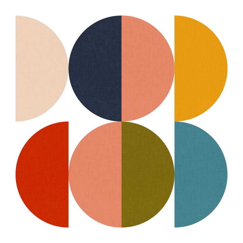 Geometrisk farvespil fra midten af det 20. århundrede 1 af Ana Rut Bre