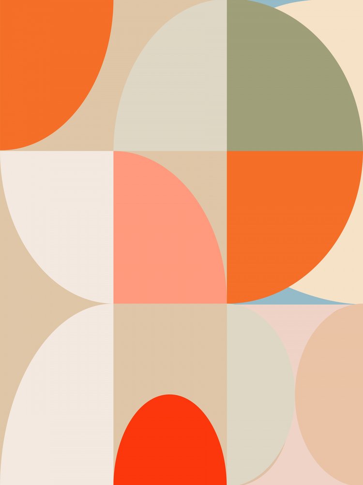 Midt i århundredet – Pastel 12 af Ana Rut Bre