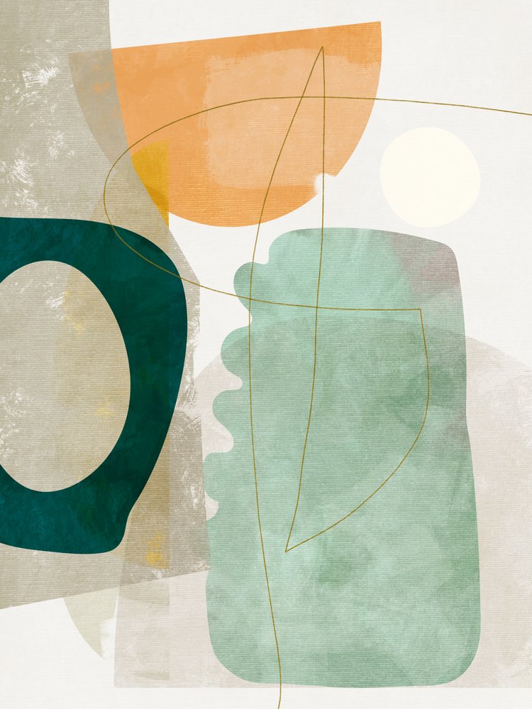 Nature Friendly Terracotta 2 Akvarelkopi af Ana Rut Bre