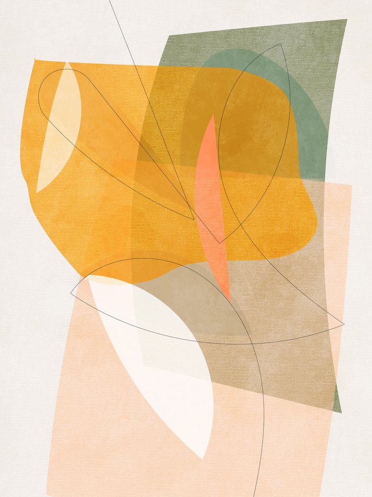 Nature Friendly Terracotta 5 Akvarelkopi af Ana Rut Bre