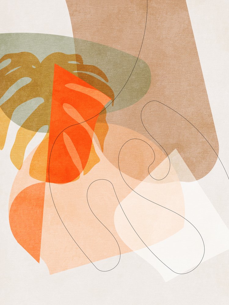 Nature Friendly Terracotta 6 Akvarelkopi af Ana Rut Bre