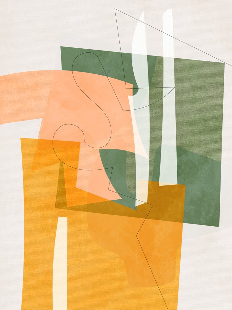 Nature Friendly Terracotta 8 Akvarelkopi af Ana Rut Bre