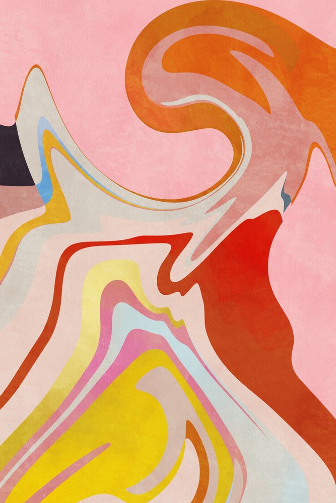 Organisk Bauhaus Waved2 af Ana Rut Bre