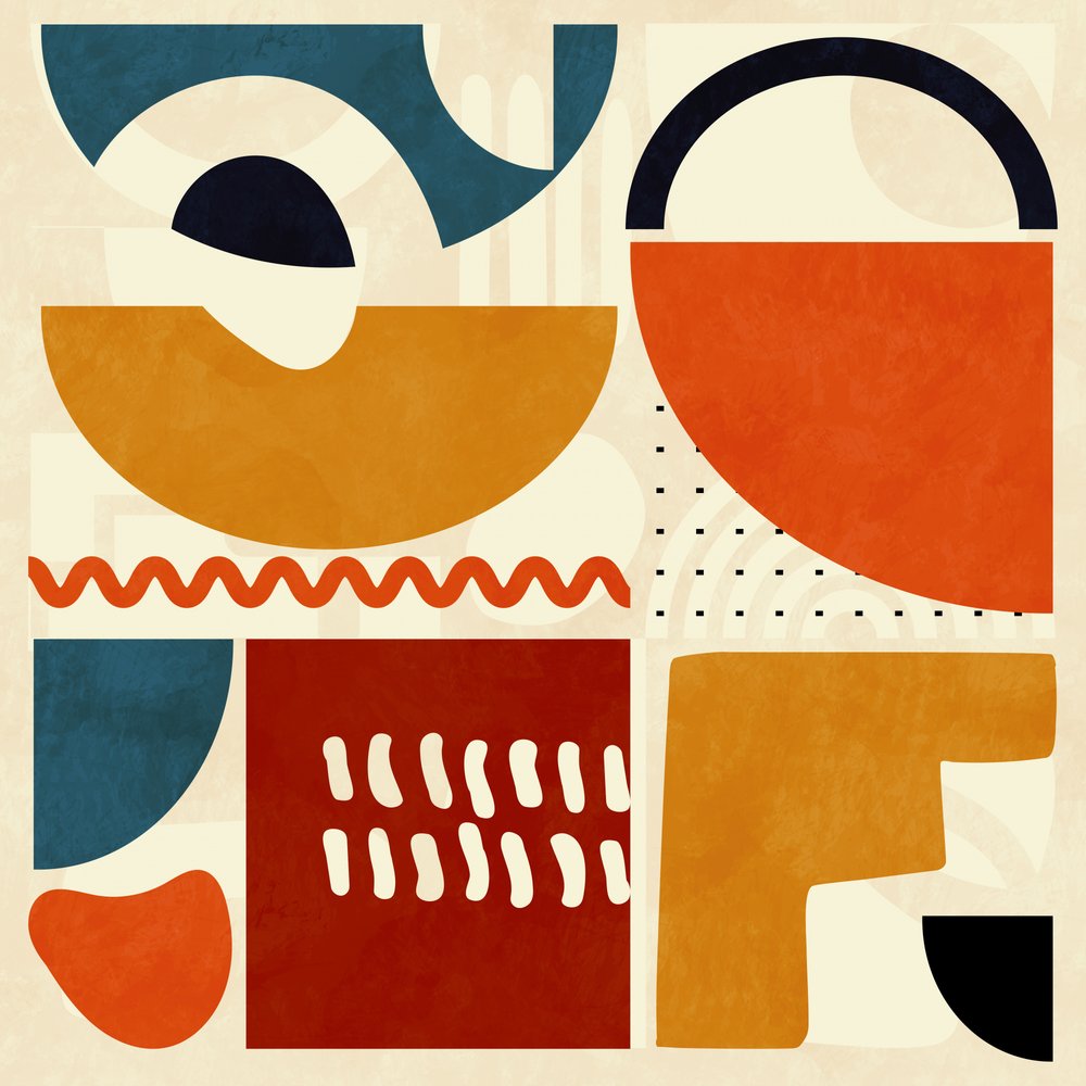 Quadrate Bunt1 af Ana Rut Bre