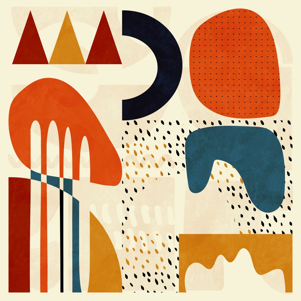 Quadrate Bunt2 af Ana Rut Bre