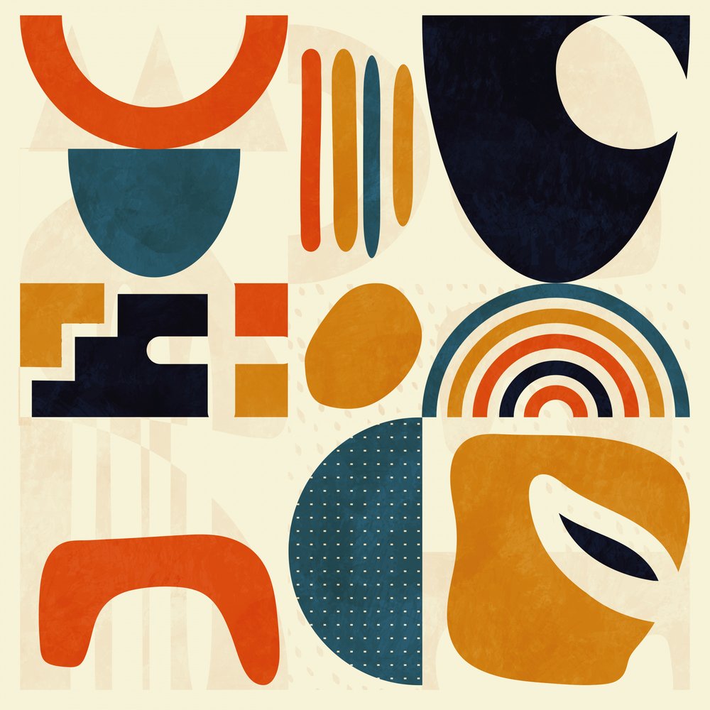 Quadrate Bunt3 af Ana Rut Bre