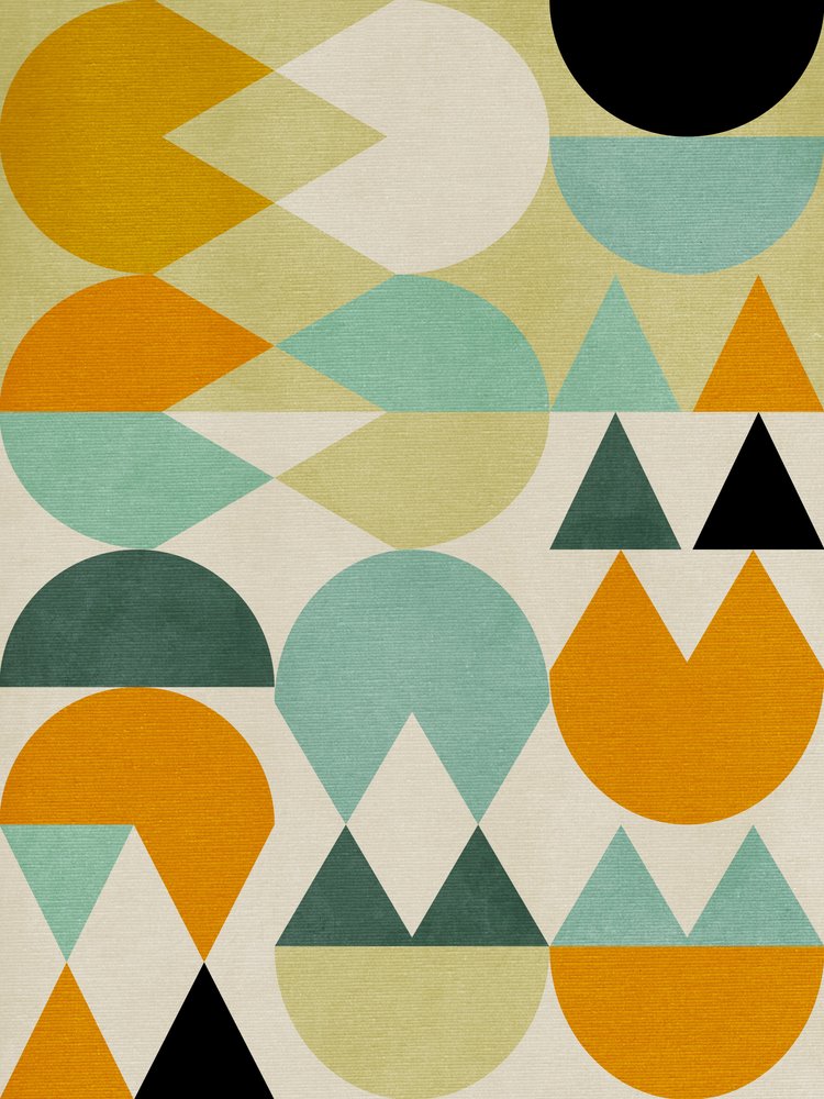 Rainbow Plus Shapes5 af Ana Rut Bre