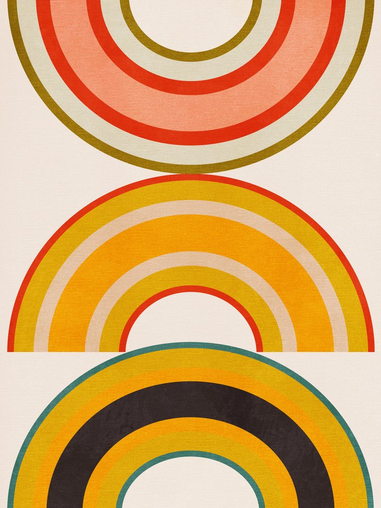 Rainbow Suns 6 af Ana Rut Bre