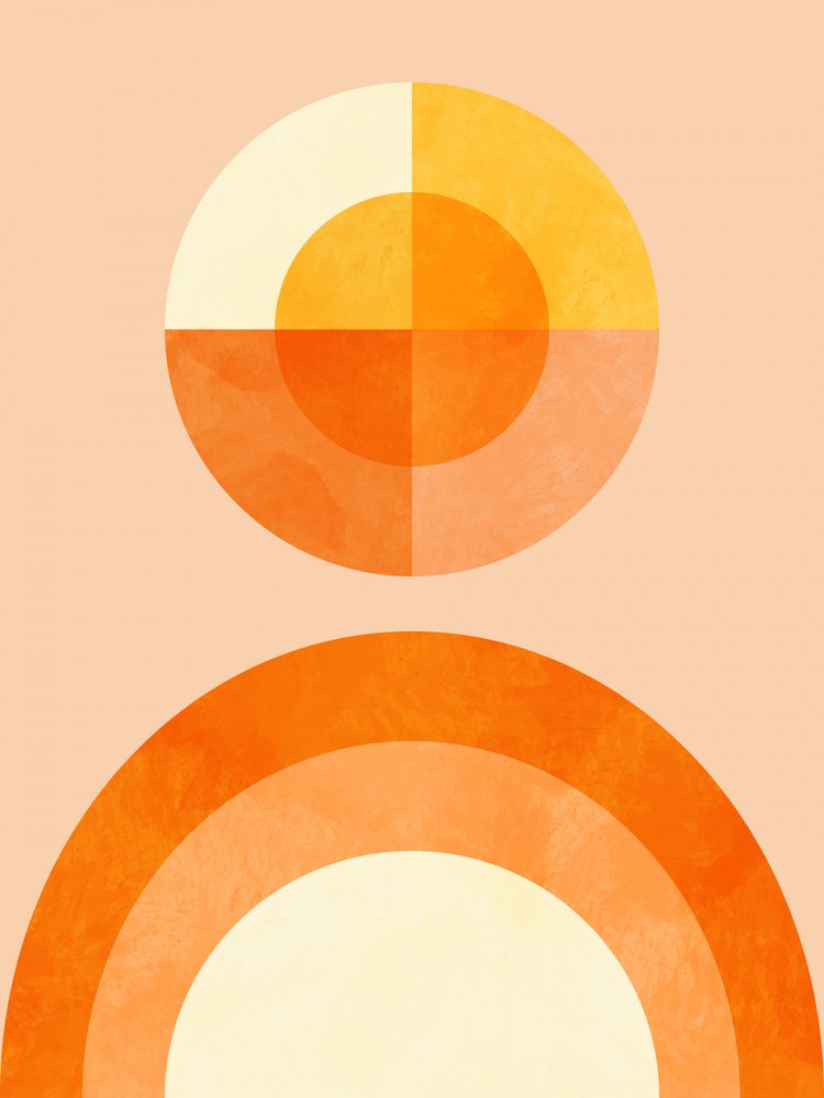 Spring Mid Rhapsody Orange 2 af Ana Rut Bre