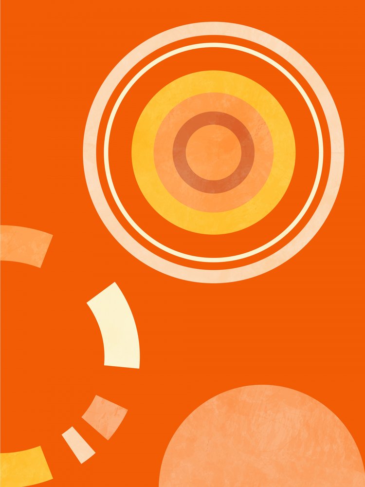 Spring Mid Rhapsody Orange 4 af Ana Rut Bre