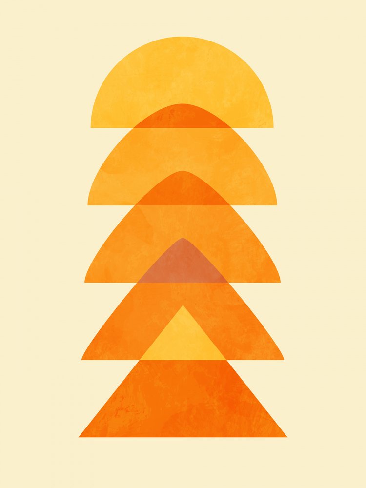 Spring Mid Rhapsody Orange 5 af Ana Rut Bre