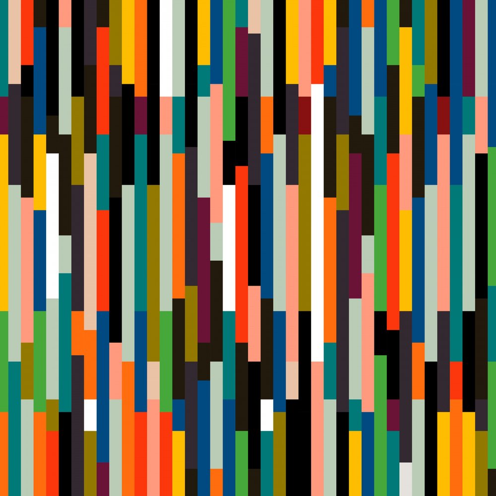 Stripes Retro Stor af Ana Rut Bre