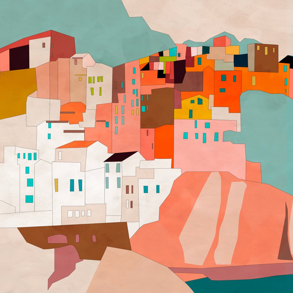 Vernazza 2 af Ana Rut Bre