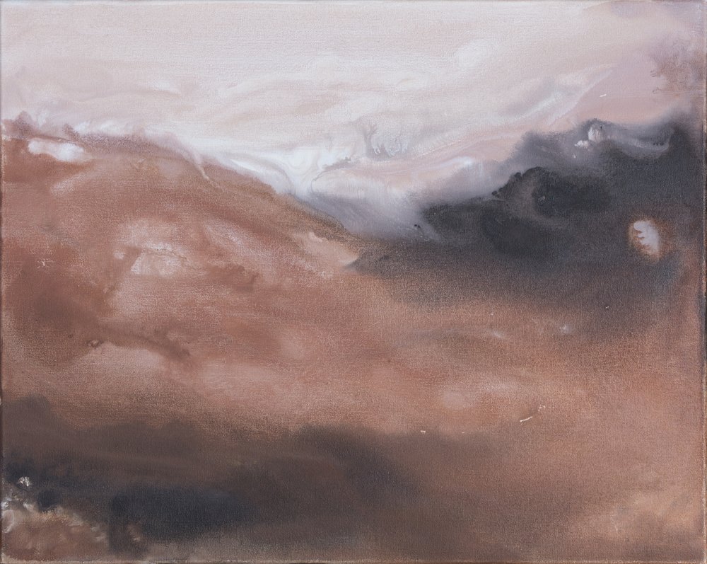 Jordnær, abstrakt strømning af Anastasiya Devochkina