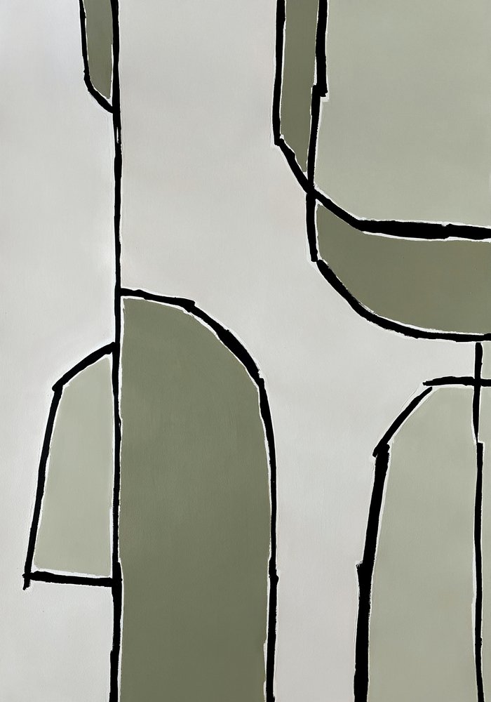 Abstrakte Sage-formularer af Andrea Reichhart