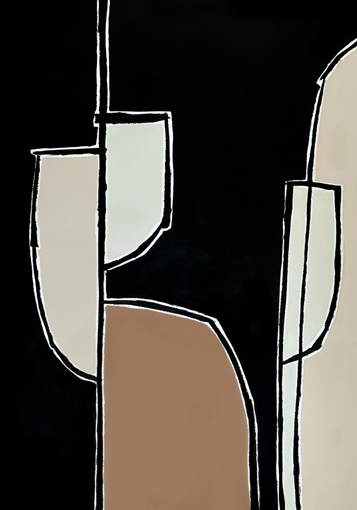 Rent, stilrent abstrakt af Andrea Reichhart