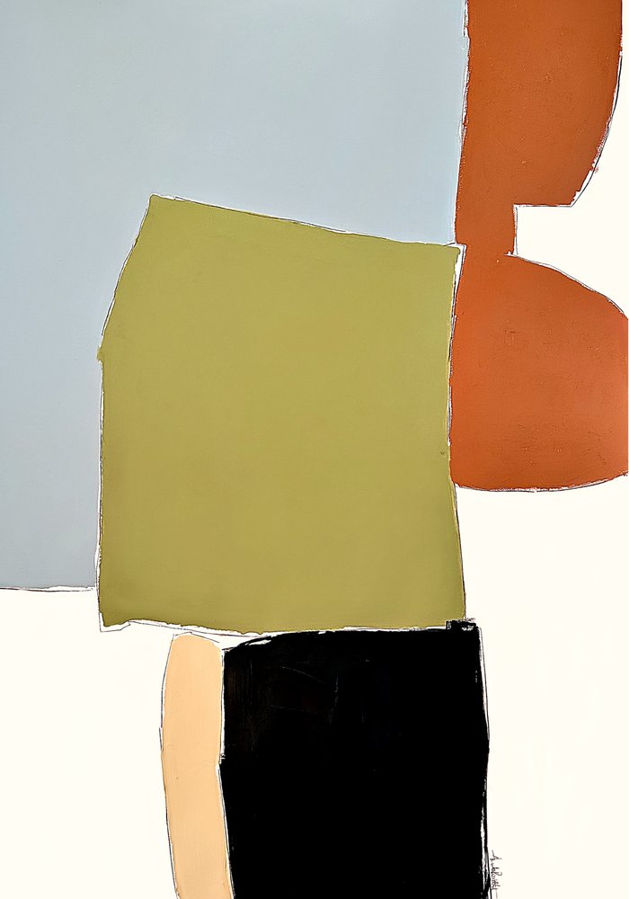 Afdæmpede abstrakte former af Andrea Reichhart