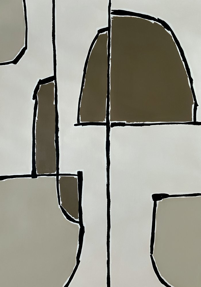 Neutrale geometriske former af Andrea Reichhart