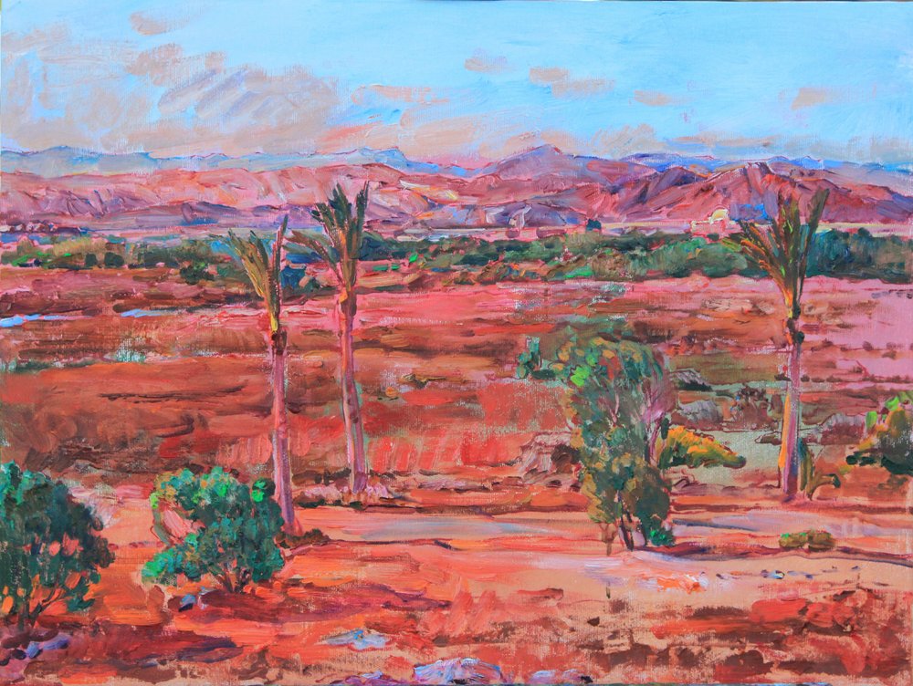Desert Palm Vista af Andrii Kutsachenko