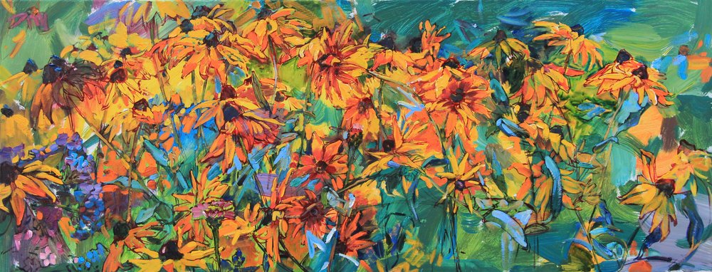 Sunny Garden Blomster af Andrii Kutsachenko