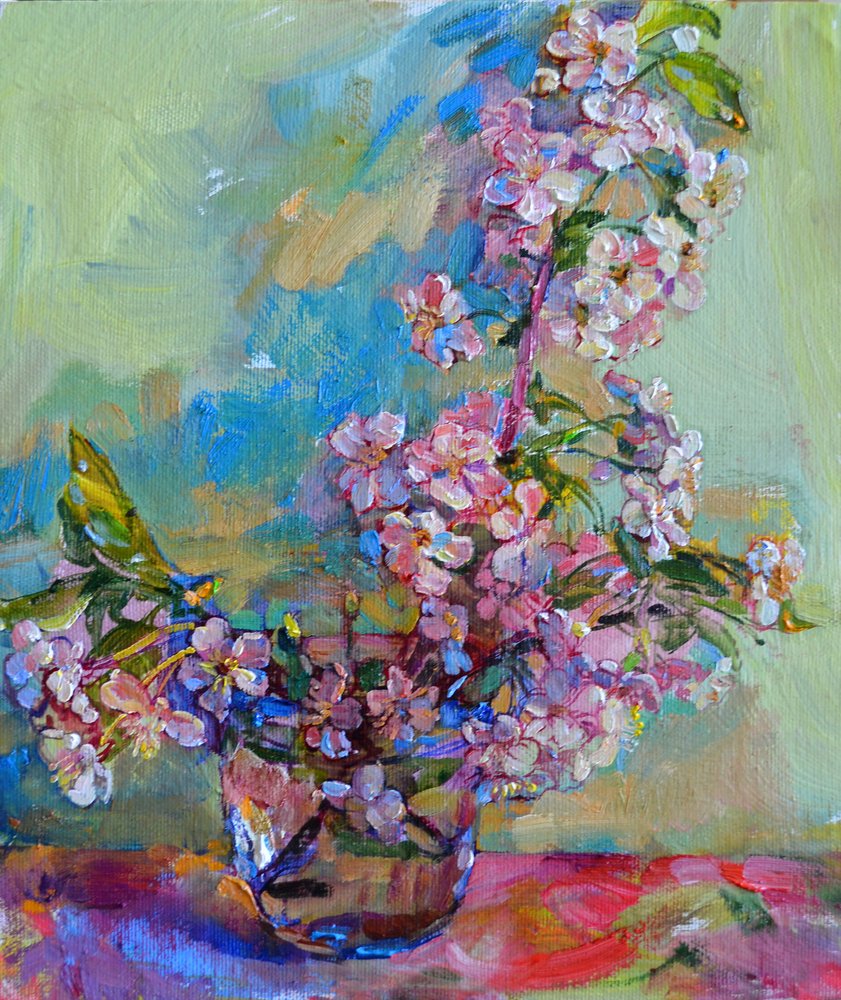Farvestrålende forårsblomster af Andrii Kutsachenko