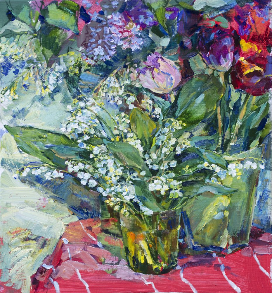 Farvestrålende forårsblomster af Andrii Kutsachenko