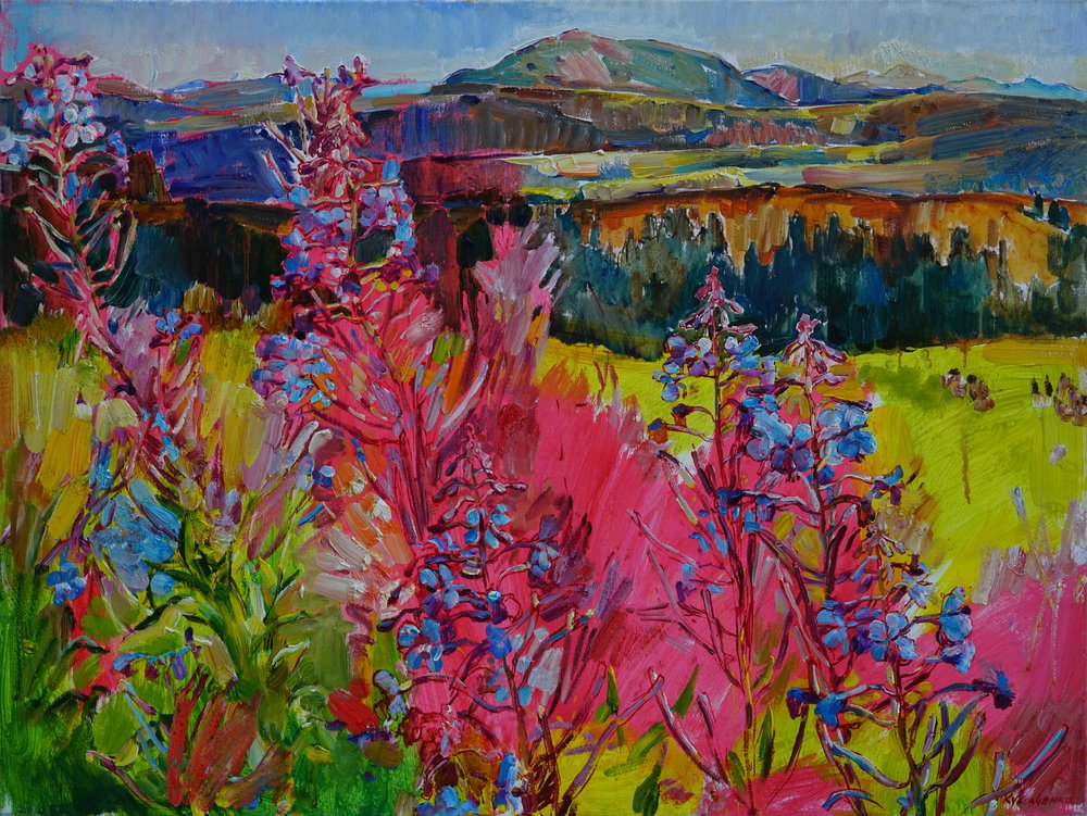 Farverig sommerblomstring af Andrii Kutsachenko