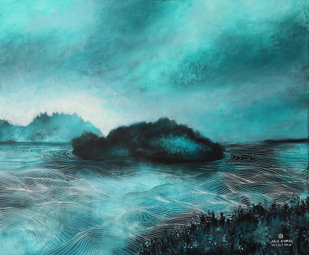 De fredfyldte farvande omkring Teal Island af Ania Witwitzka